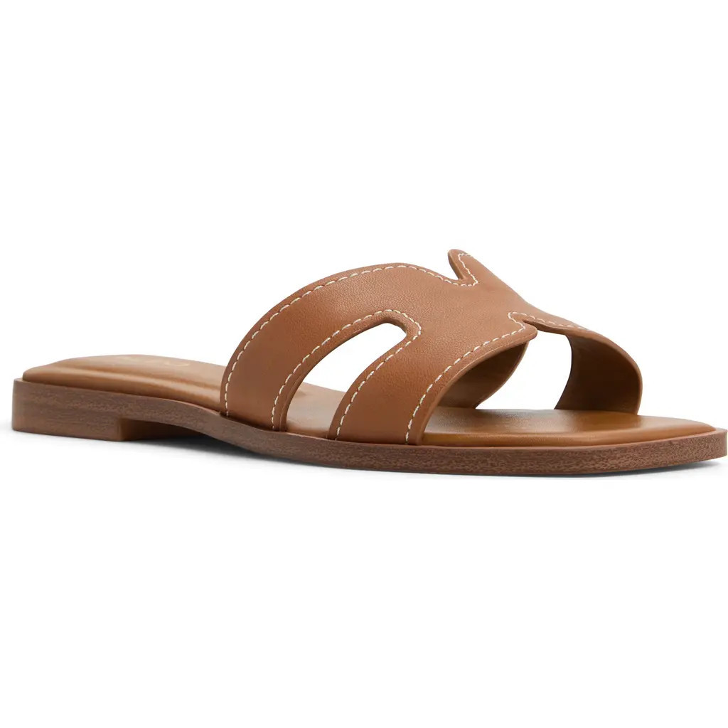 ALDO Itsandal Slide Sandal in Medium Brown at Nordstrom, Size 11 | Nordstrom