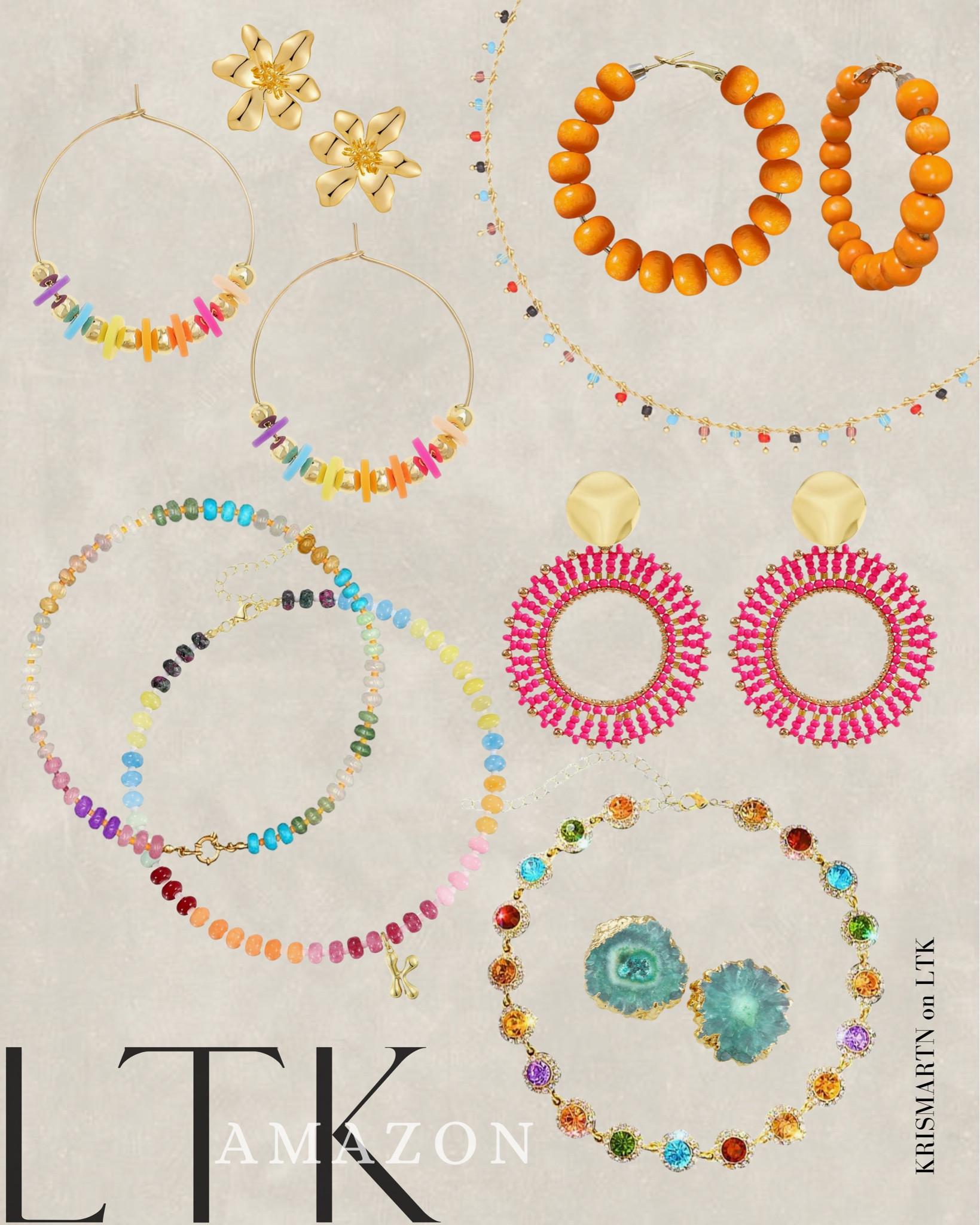 Fun colorful Amazon jewelry for summer ☀stains

#LTKxNSale #LTKSaleAlert #LTKBacktoSchool