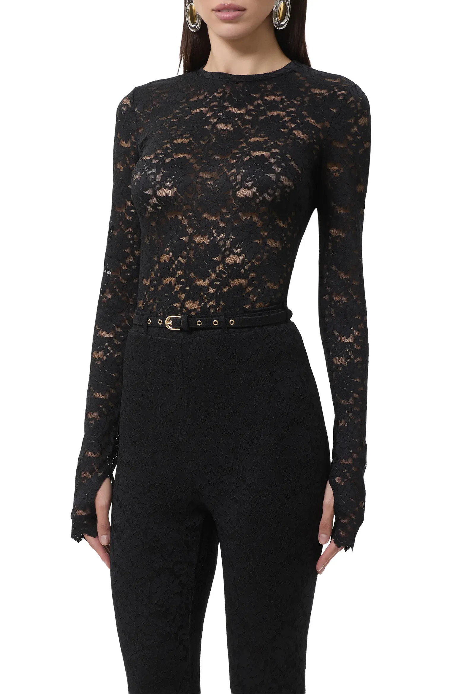 AFRM Kaylee Semisheer Floral Lace Top (Women) | Nordstrom | Nordstrom
