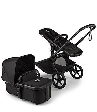 Bugaboo Kangaroo Convertible Single-To-Double With Bassinet Stroller System - Midnight Black | Dillard's