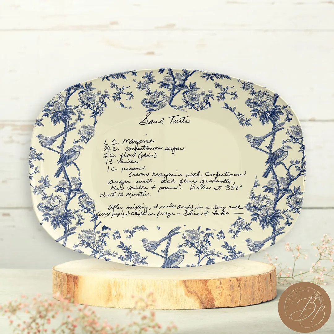 Custom Handwritten Recipe Platter: Personalized Family Keepsake | Etsy (US)