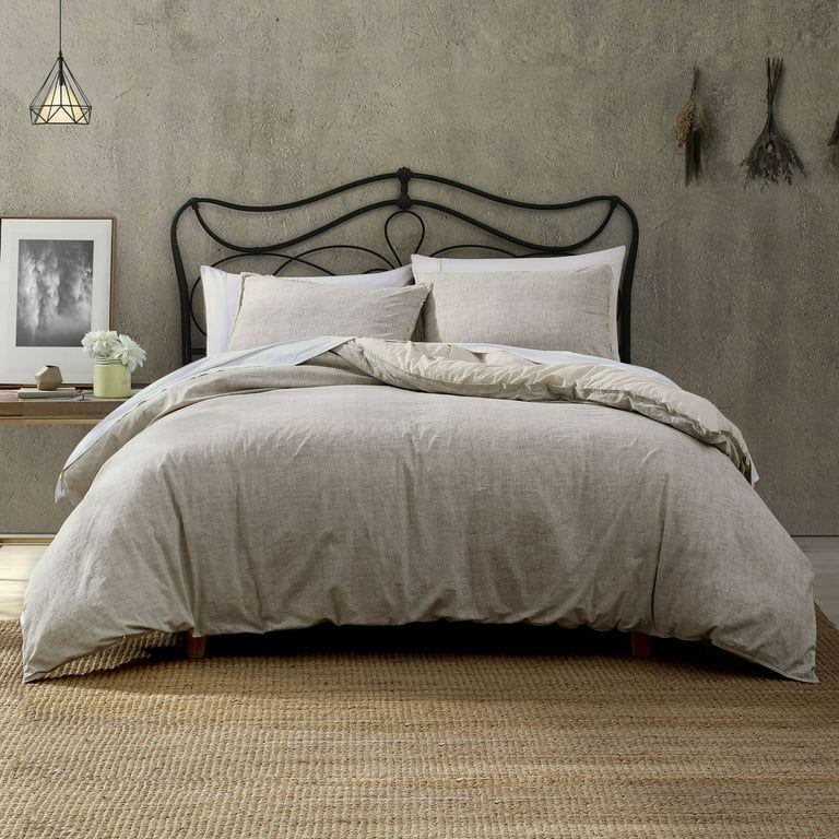 Brielle Home Callan Texture Printed Solid Comforter Set | Walmart (US)