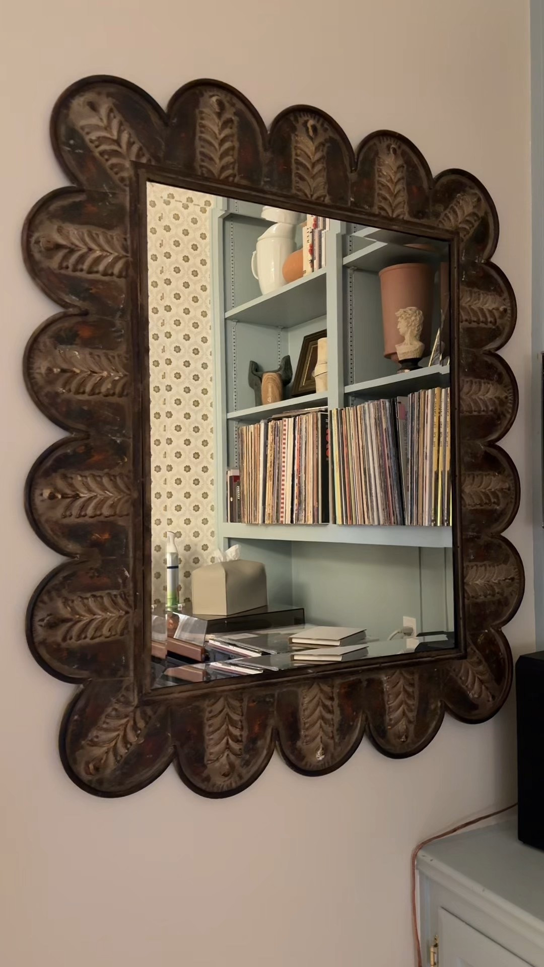 Linking everything you need to complete a project like this 🩵

#diyproject #diyhomedecor #chalkpaint #paintedmirror

#LTKKids #LTKvlog #LTKHome