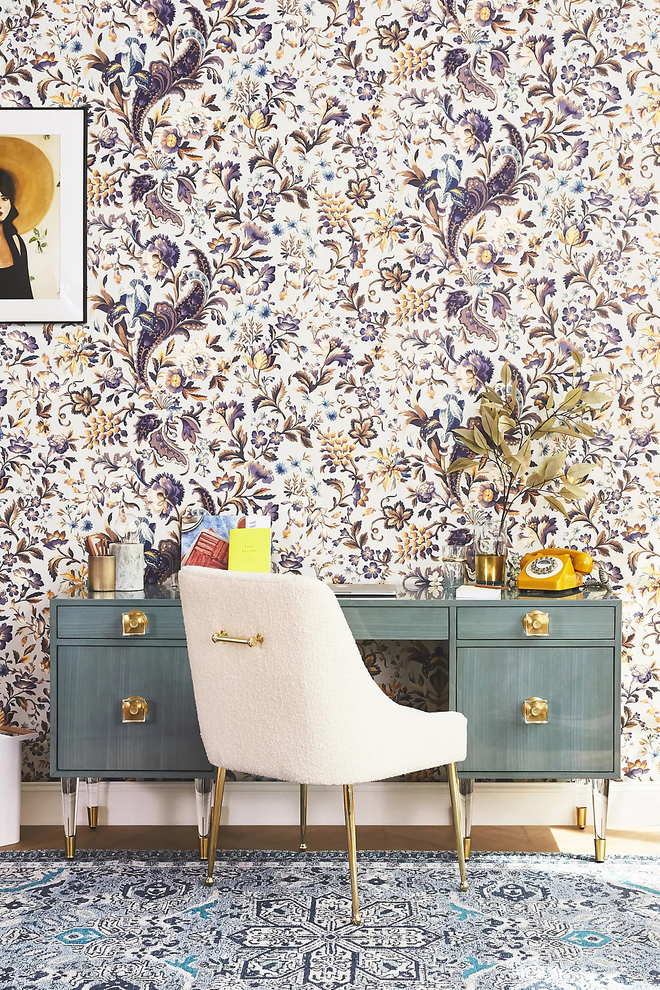 Lacquered Regency Desk | Anthropologie (US)