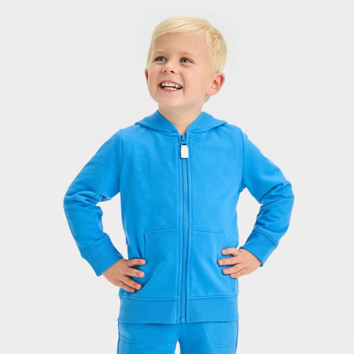 Toddler Boys' Zip-Up French Terry Hoodie Sweatshirt - Cat & Jack™ | Target