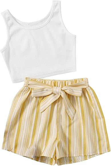 Romwe Girl’s Summer 2 Piece Set | Amazon (US)