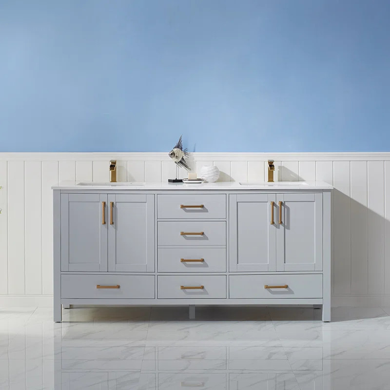 Ryland 72" Double Bathroom Vanity Set | Wayfair North America