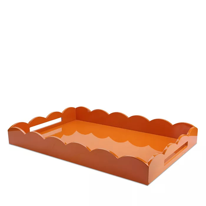 Large Lacquer Scalloped Ottoman Tray | Bloomingdale's (US)