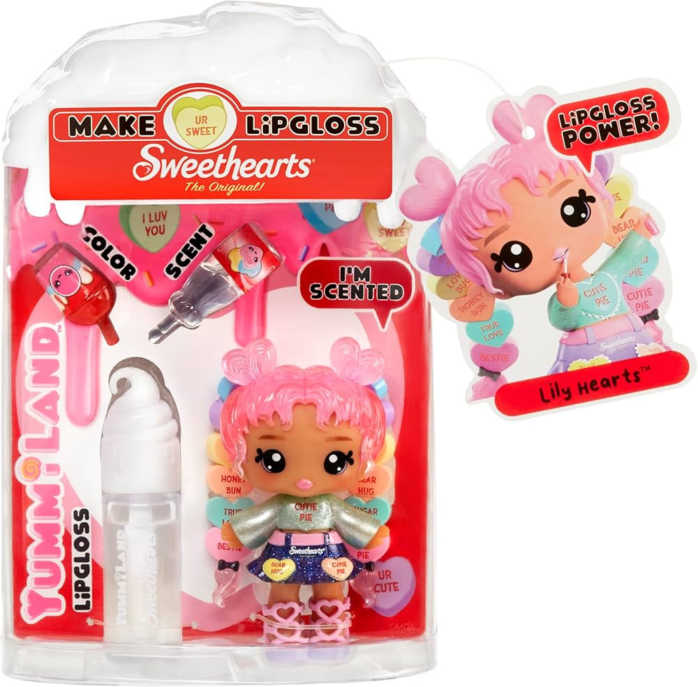 Yummiland x Sweethearts Collection Lily Hearts Lip Gloss Dolls | Amazon (CA)