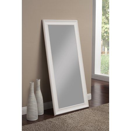 White Full Length Leaner Mirror | Walmart (US)