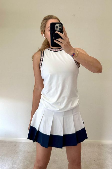 Tennis skirt 
Tennis outfit 
Varley
#LTKFindsUnder100 #LTKFitness