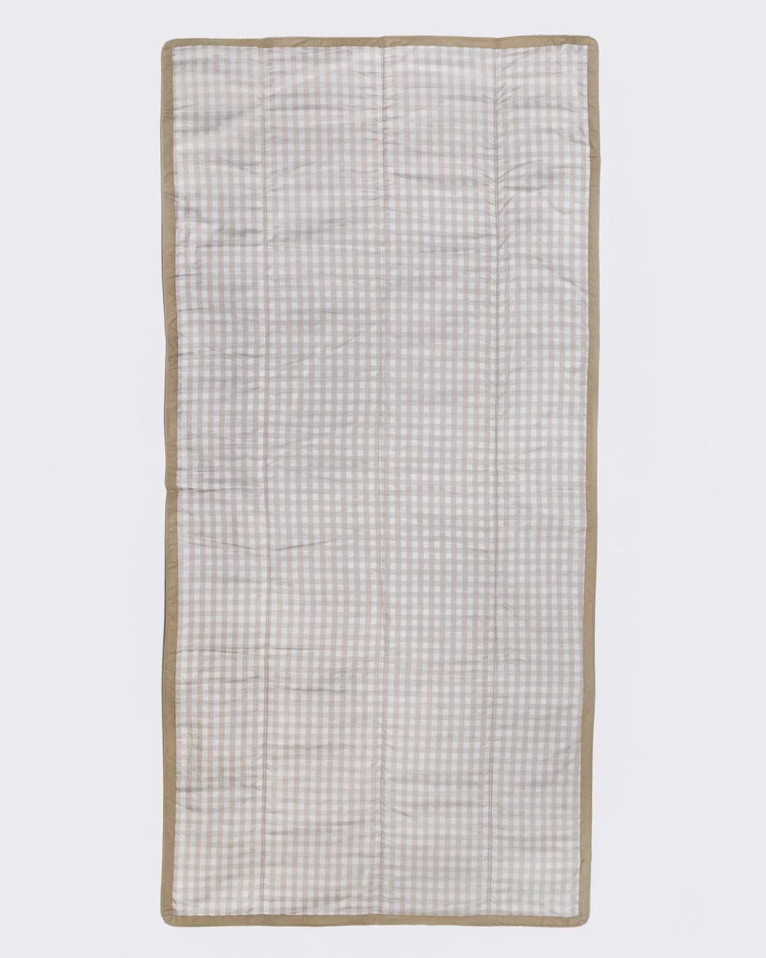 Outdoor Blanket - Beige Buffalo Check | Little Unicorn
