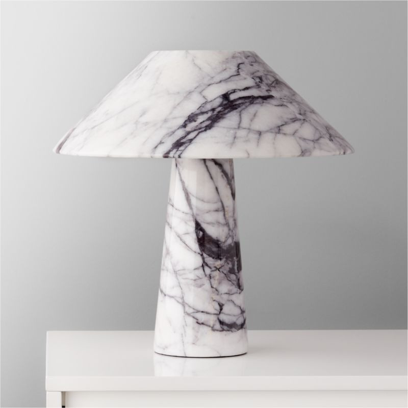 Naima Marble Table Lamp | CB2 | CB2