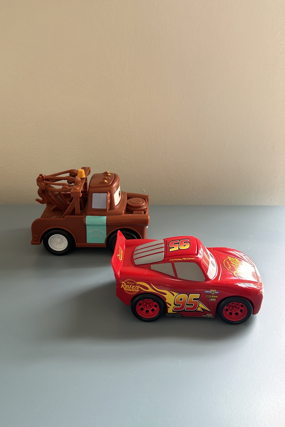 Lightning Mcqueen & Mater that talk & make noises 🏎️

#LTKKids