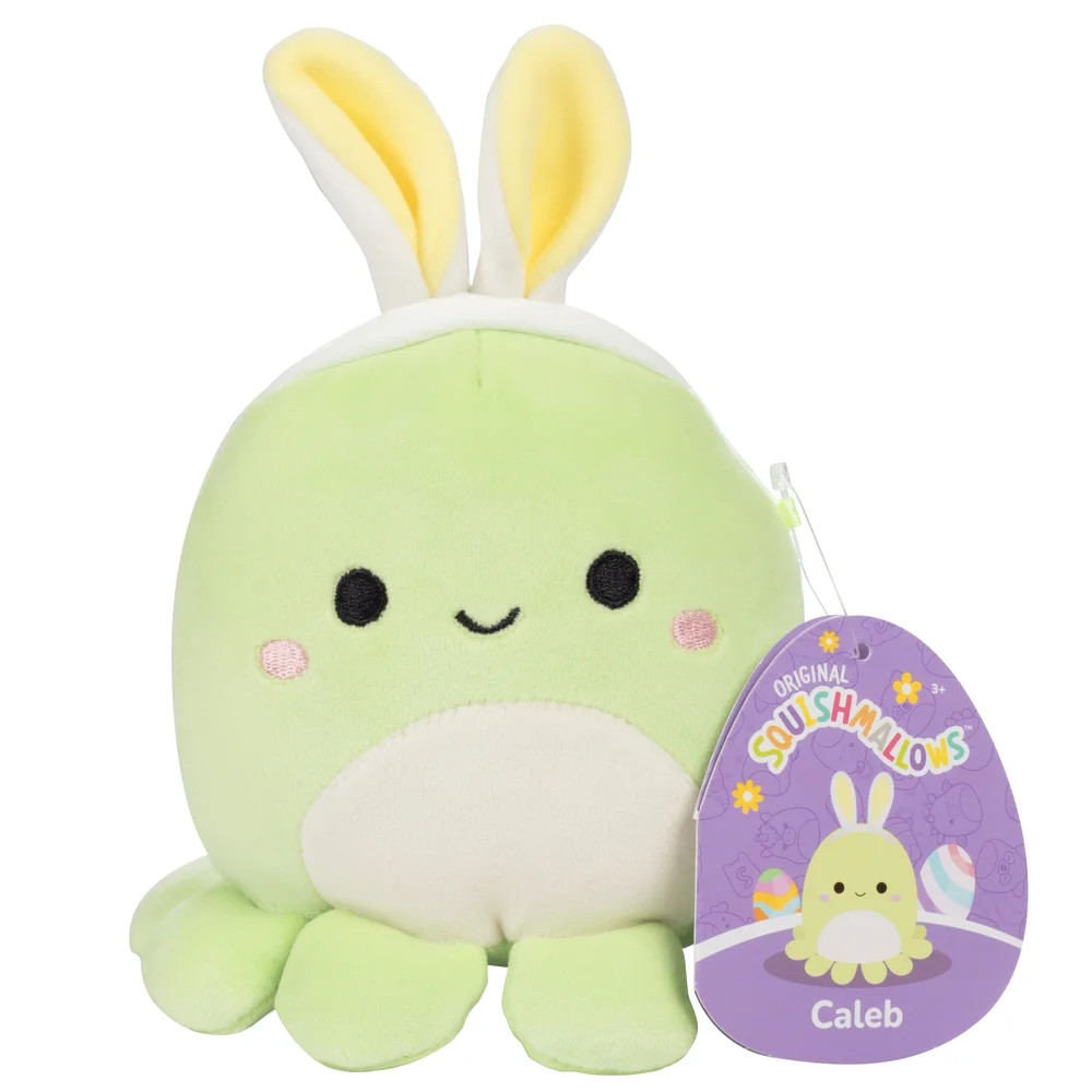 Squishmallows 5" Caleb the Green Easter Octopus with Bunny Ears - Officially Licensed St. Patrick... | Walmart (US)