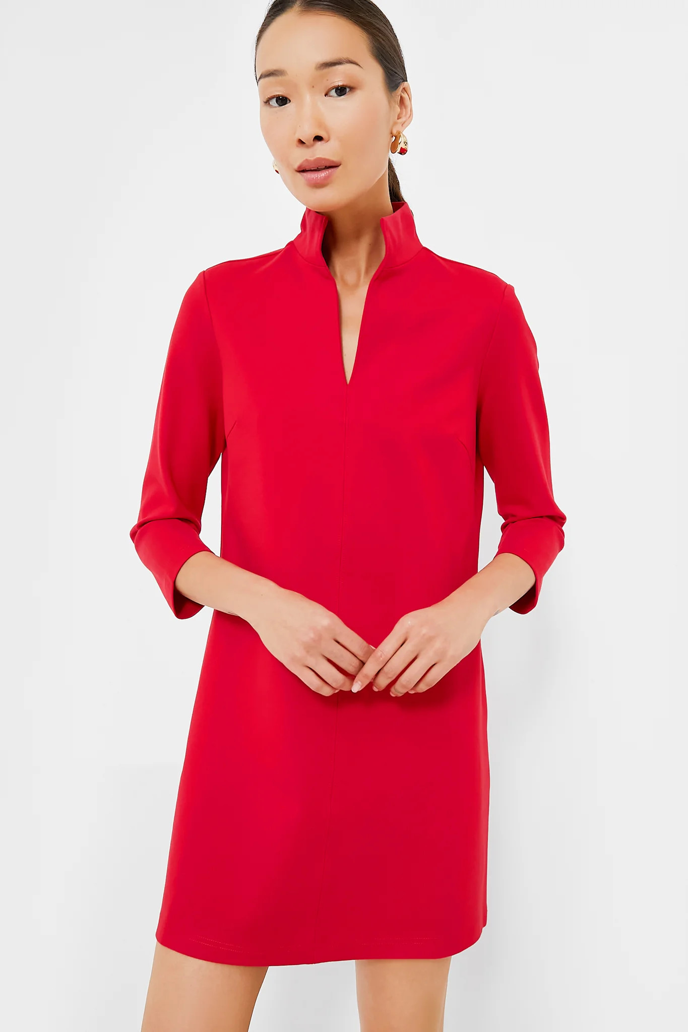 Red Ponte Clifton Dress | Tuckernuck (US)