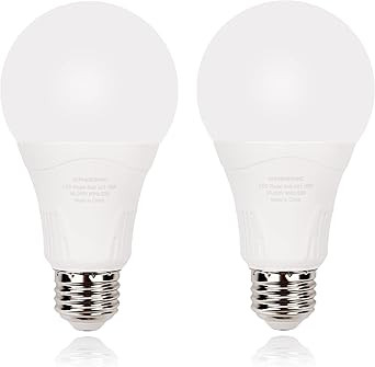 Radar Motion Sensor Light Bulb, 2 Pack A21 15W (100W Equivalent) 1500LM E26 Dusk to Dawn LED Bulb... | Amazon (US)