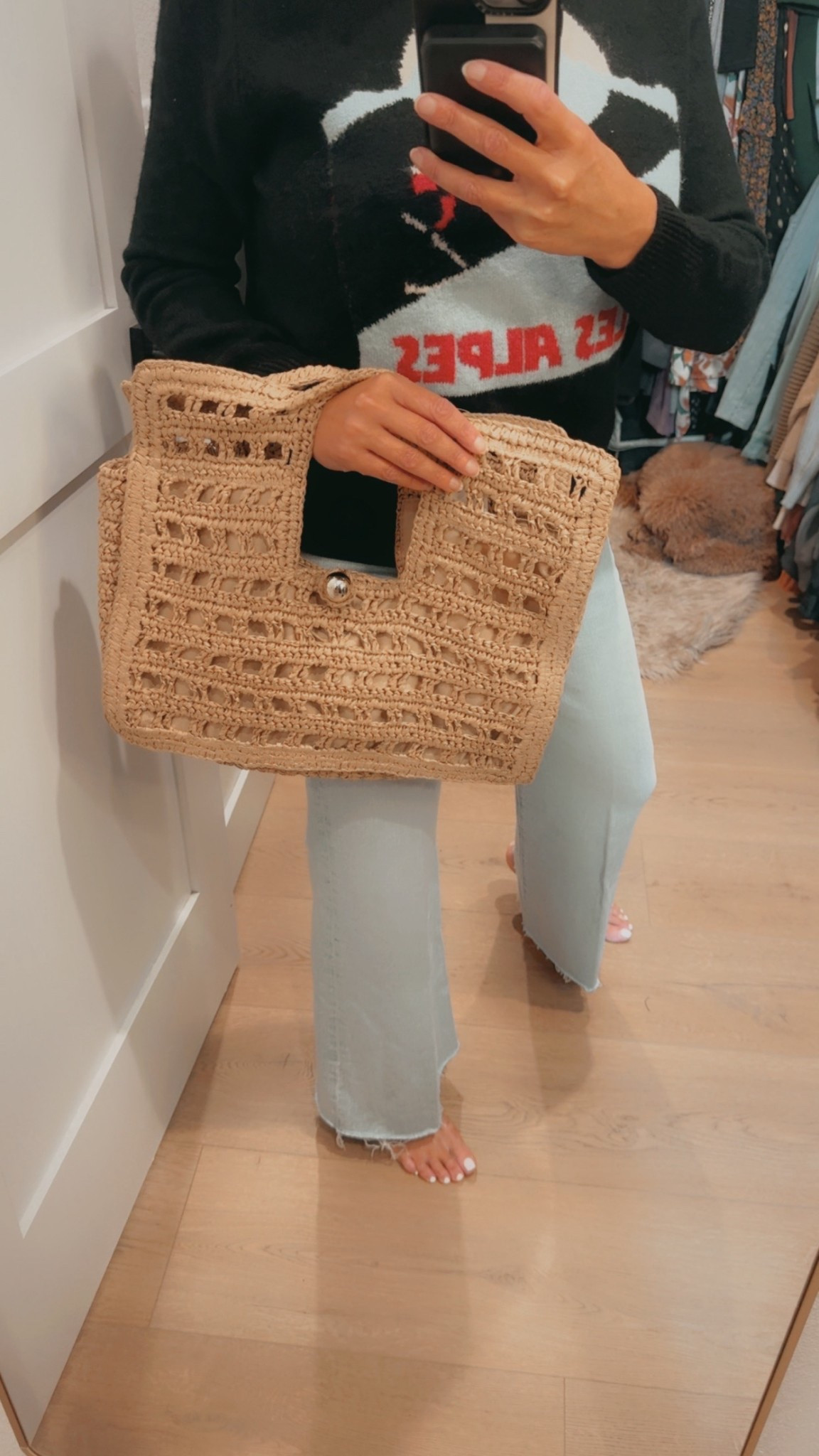 Summer purse | lightweight 

3 Color options: natural | black | black-neutral 

#LTKSeasonal #LTKPetite #LTKOver40