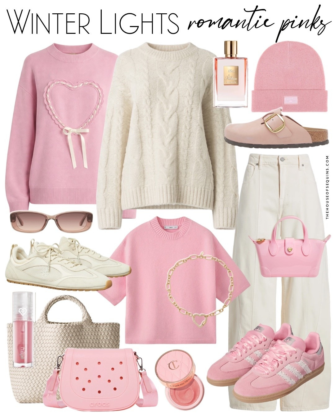 Shop winter romantic knits, Valentine’s Day outfits, casual date night outfits, LoveShackFancy lace sweater, heart necklace, pink valentines outfit, lace trim sweater, ecru jeans, barrel jeans, Crocs bag, Naghedi tote bag, adidas samba, Tory Burch sneakers, pink Birkenstock mules, beauty favorites and more! 

Follow my LTK @thehouseofsequins on the @shop.LTK app to view this post and get my exclusive app-only content!


