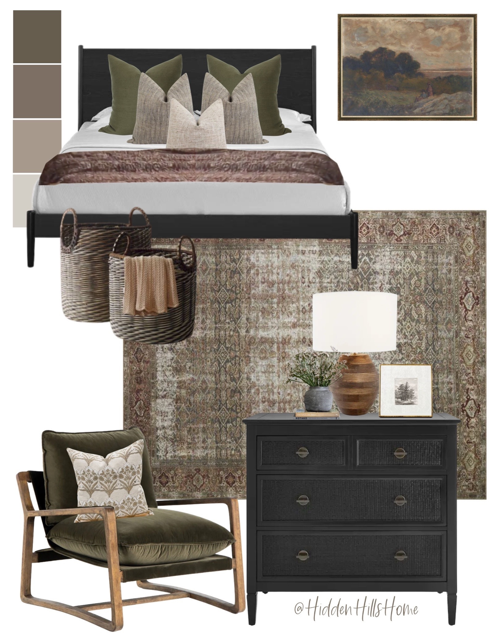 Antigua Solid Wood Bed curated on LTK