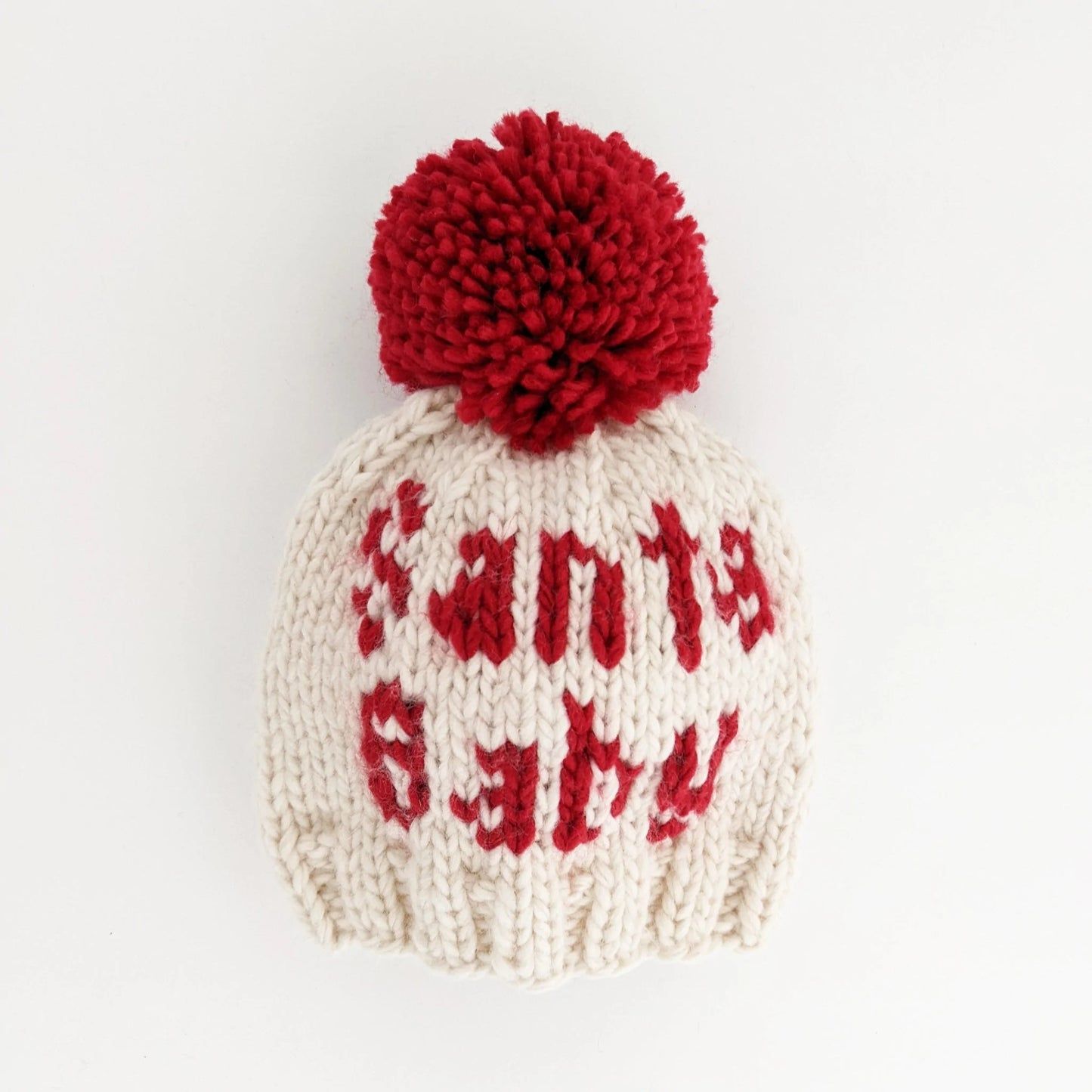 Santa Baby Knit Pom Hat | SpearmintLOVE