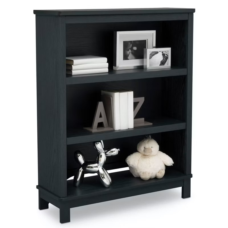 Delta Children Farmhouse Bookcase - Textured Midnight Gray | Target