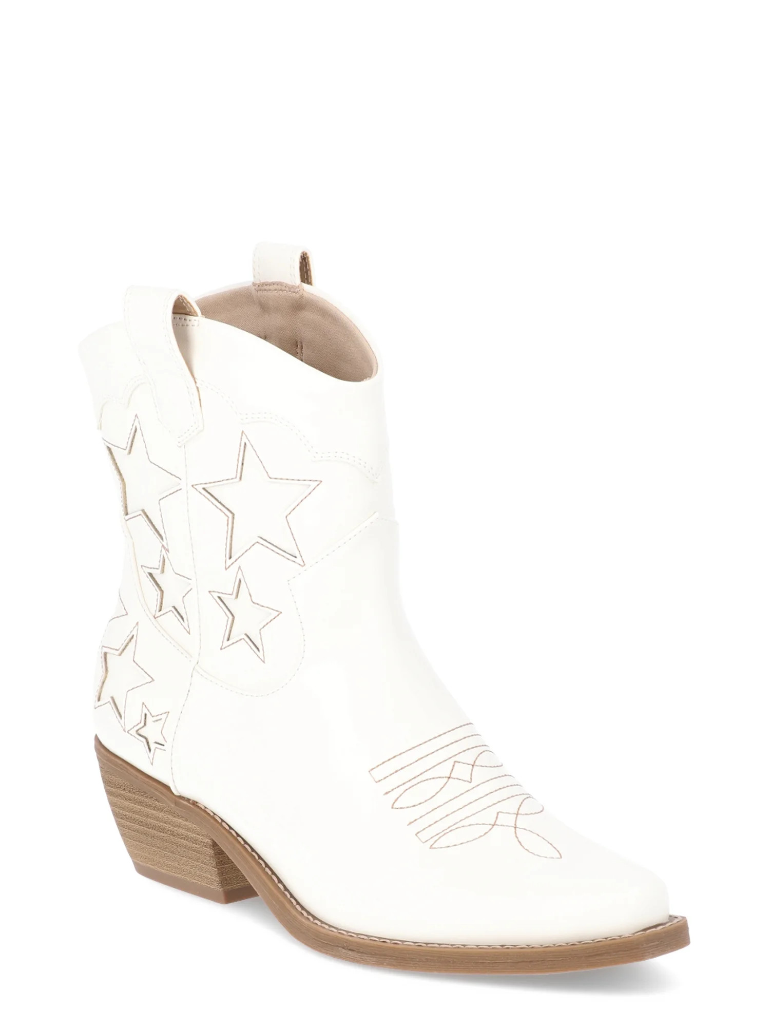 No Boundaries Women's Star Western Booties | Walmart (US)