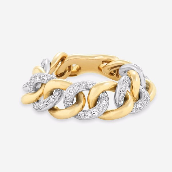 Diamond Chain Ring | Ring Concierge