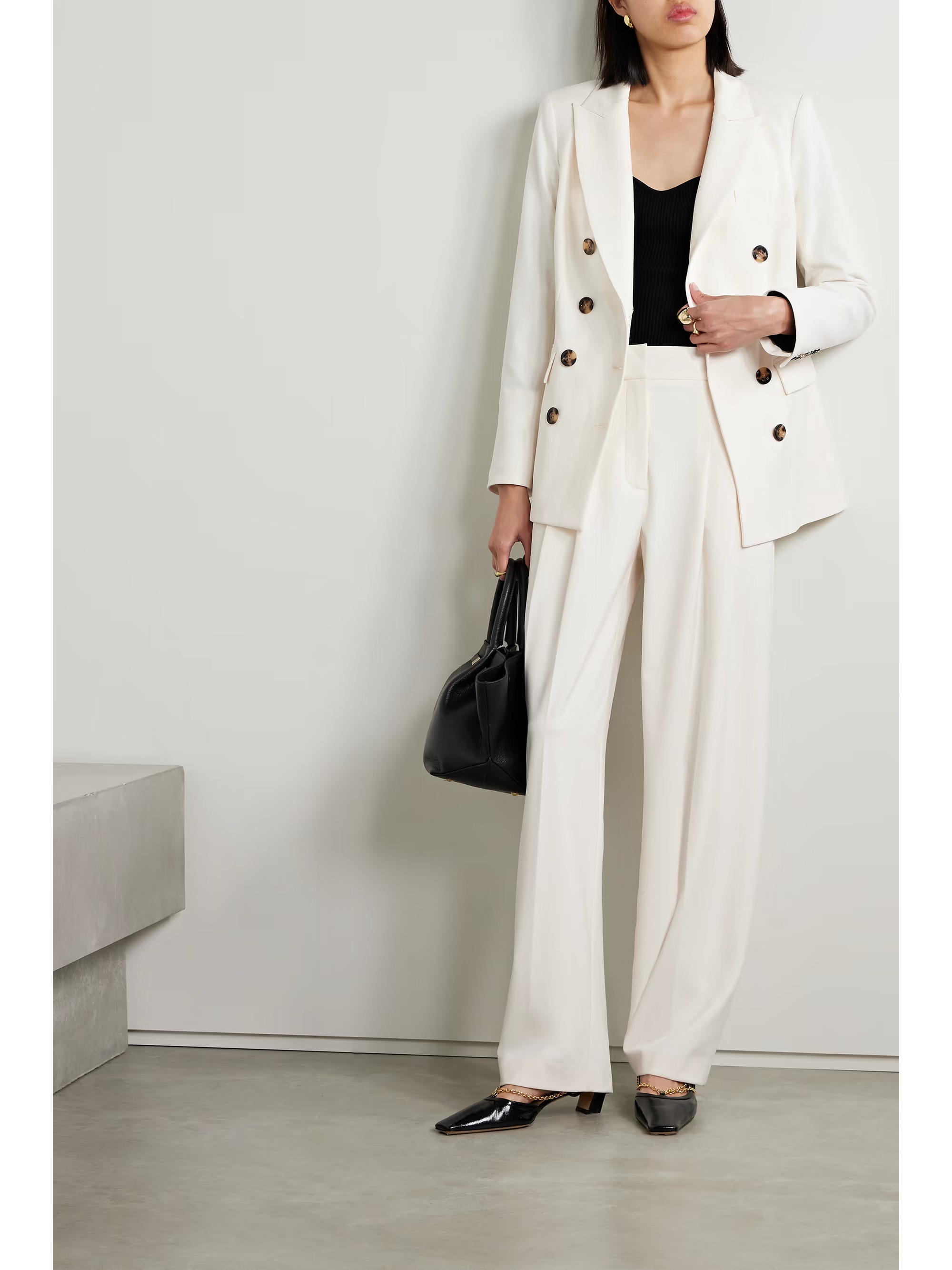 Fevre Dickey double-breasted crepe blazer | NET-A-PORTER (US)