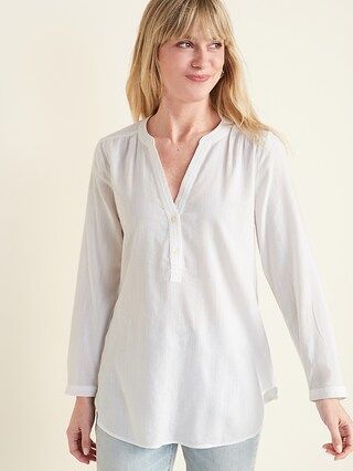 Lightweight Popover Tunic for Women | Old Navy (US)