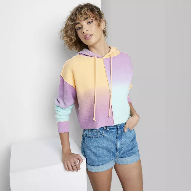 Women's Super-High Rise Curvy Rolled Cuff Mom Jean Shorts - Wild Fable™ | Target