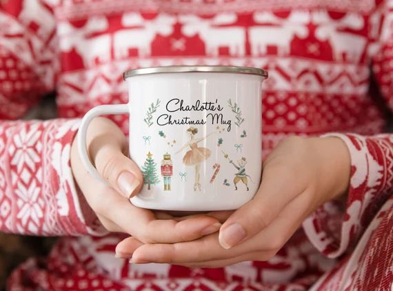 Personalized Holiday Gift - Christmas Mug - Nutcracker - Hot Chocolate Mug - Christmas Gift For K... | Etsy (US)
