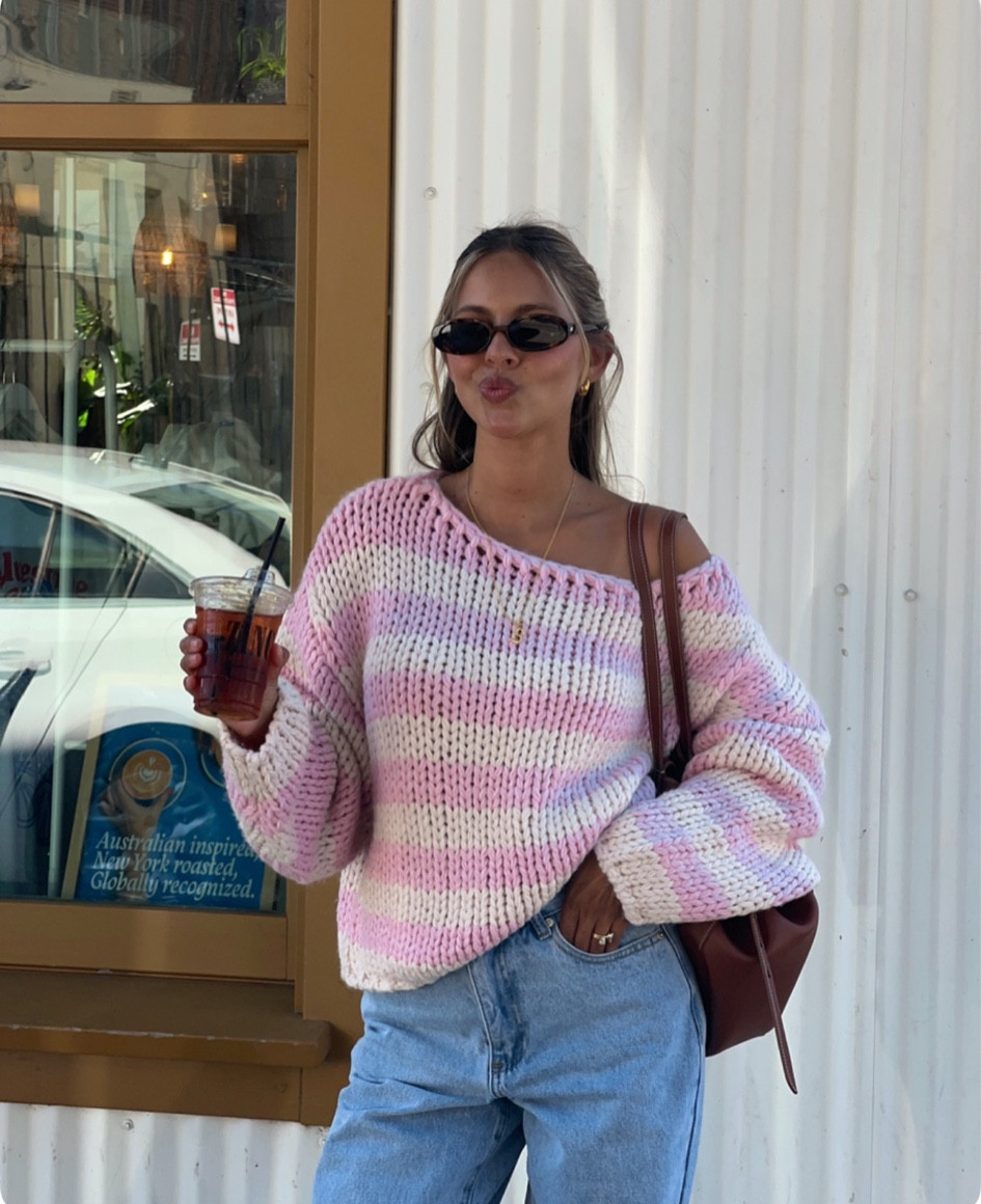 cute new pink & white striped sweater form beginning boutique! 🎀🌸💕

sweater & jeans outfit, fall fashion, girlie outfit, girly fashion, pink aesthetic, knit sweater, chunky sweater, le specs sunglasses 

#LTKFindsUnder100 #LTKSeasonal #LTKStyleTip