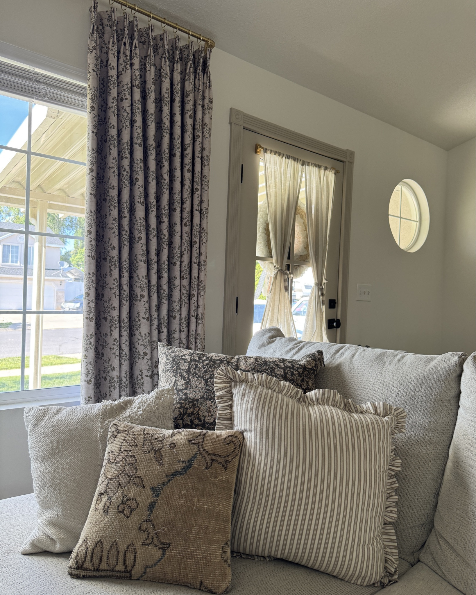 Curtains from two pages 