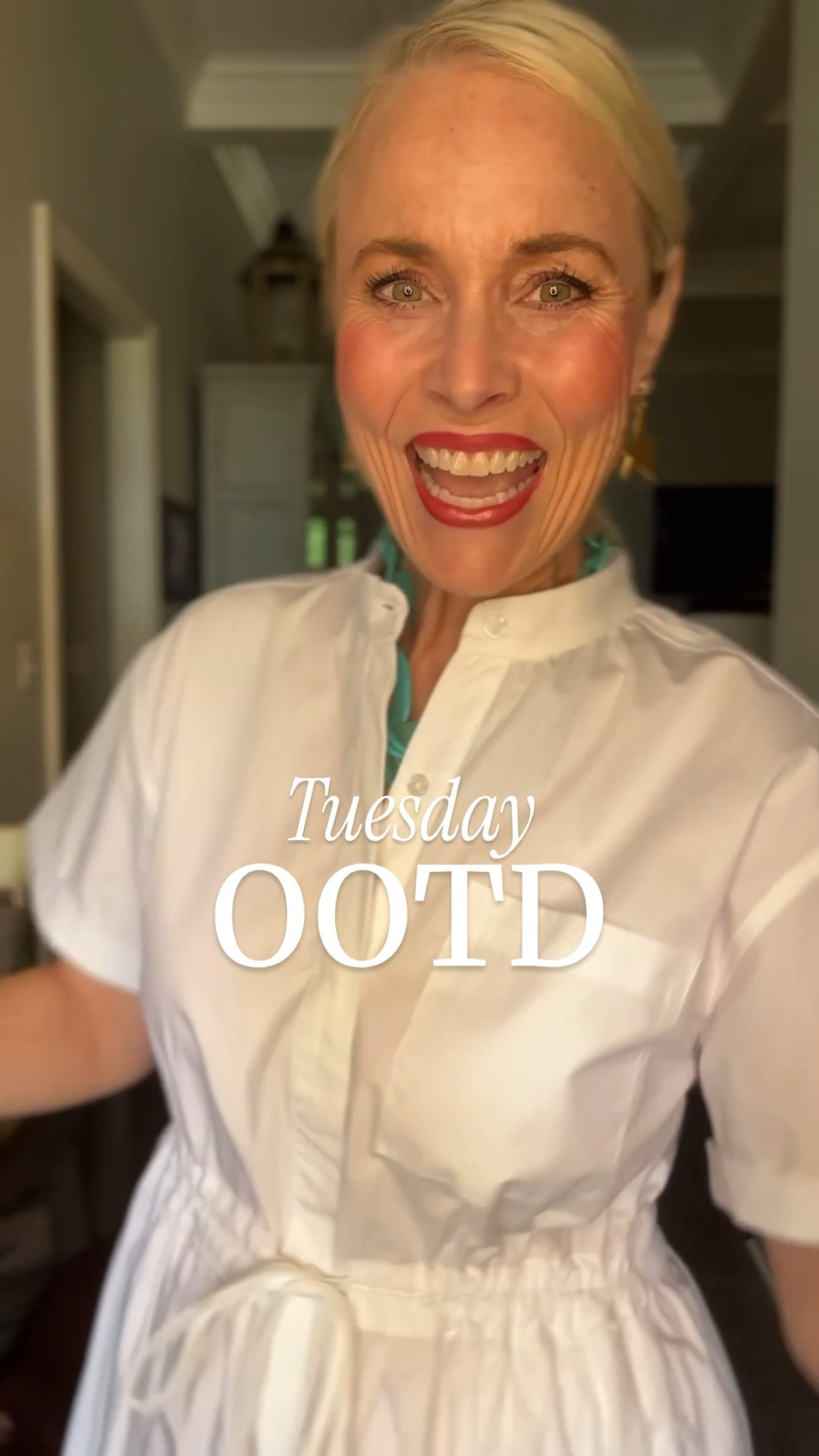 Wearing a size small in this dress, and I suggest you size down!

Shop all my accessories below too! 



#LTKFindsUnder100 #LTKOver40 #LTKStyleTip