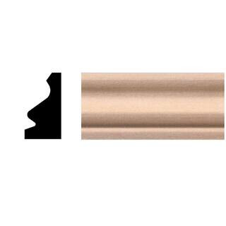HOUSE OF FARA 7/16 in. x 3/4 in. x 96 in. Hardwood Wood Shoe Baseboard Moulding 39508 - The Home ... | The Home Depot