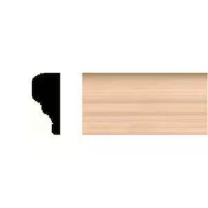 HOUSE OF FARA 3/8 in. x 1-1/4 in. x 8 ft. Basswood Panel Moulding 719 - The Home Depot | The Home Depot