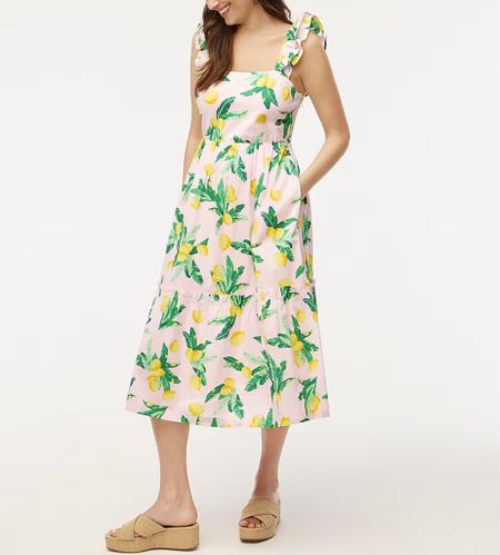 Lemon print midi dress 

#LTKsalealert #LTKfindsunder100 #LTKSeasonal