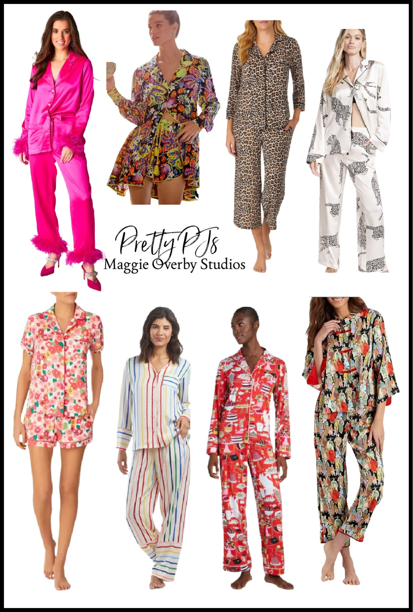 Satin pajamas, pretty pajamas. Party pajamas, pajama set, women’s pajamas 

#LTKstyletip #LTKGiftGuide