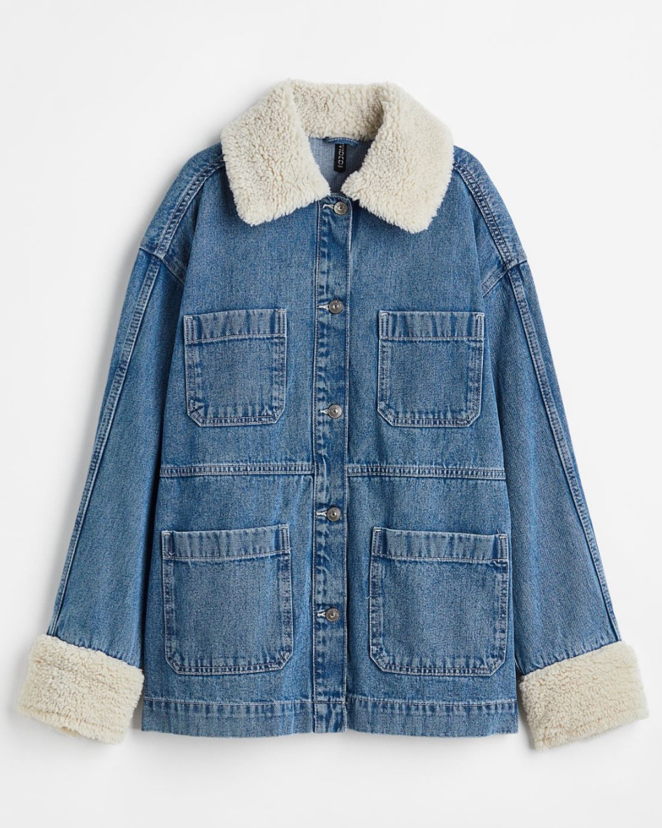 Runs very oversized, I wear a size XS 

#jacket #shacket #jeanjacket #denimjacket #bomberjacket #outerwear #coat #fallstyle #fallfashion #falloutfits #leatherjacket #hm #target #targetfinds #oldnavy #abercrombieandfitch #walmart #walmartfinds #forever21

#LTKsalealert #LTKunder100 #LTKSeasonal