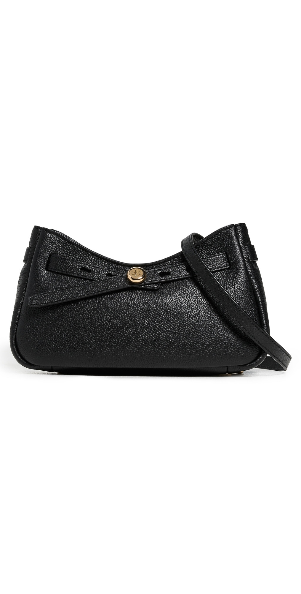 Tory Burch Romy Zip Top Crossbody Bag Black One Size | Shopbop