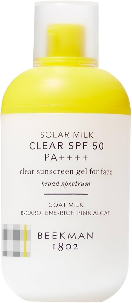 Beekman 1802 Solar Milk 3-in-1 Weightless Clear SPF 50 Face Sunscreen - 1.69 fl oz - Broad Spectr... | Amazon (US)