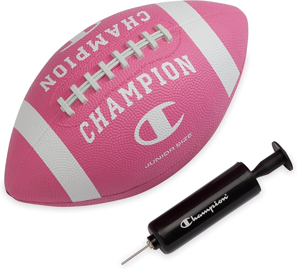 Champion Blitz Football, All-Weather Football, Enhanced Grip, Durable Rubber Cover and Molded Lac... | Amazon (US)