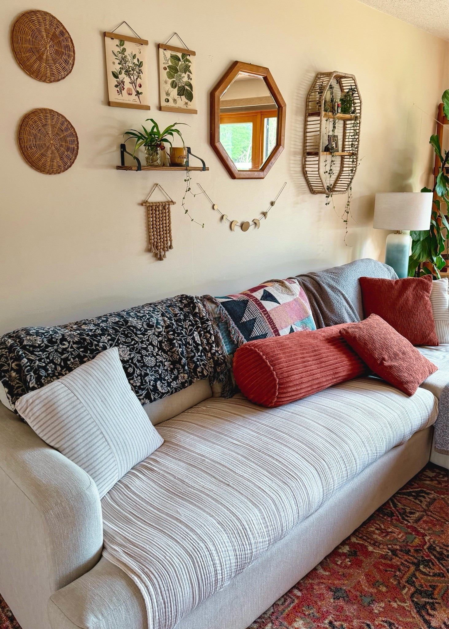 Hung some thrifted rattan plate holders as decorations in my living room 🤎

Linked what I could of my living room decor and similar!

#LTKdayinmylife #LTKSeasonal #LTKHome
