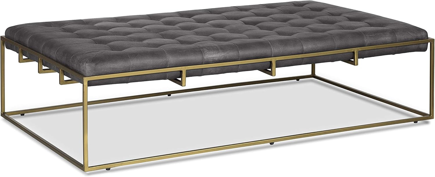 Edgemod Curio Ottoman in Carbon Black | Amazon (US)