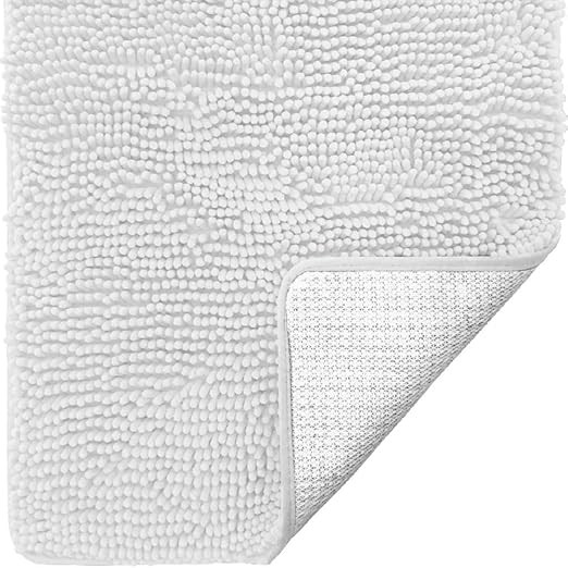 Gorilla Grip Bath Rug, 30x20, Thick Soft Absorbent Chenille Rubber Backing Bathroom Rugs, Microfi... | Amazon (US)