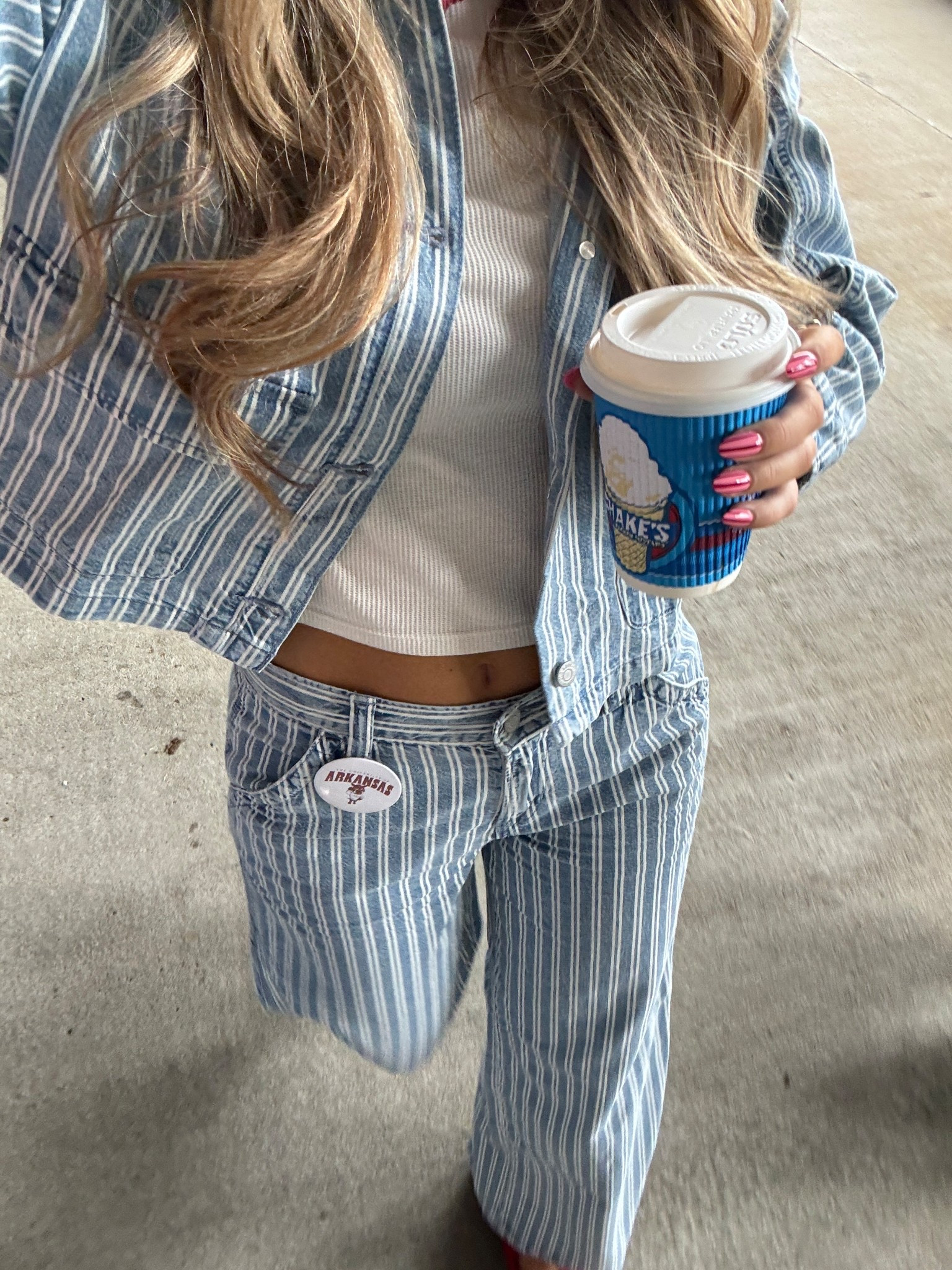 baseball game fit ⚾️ size 16 jeans and XL jacket 

#LTKspringtrends #LTKSpringSale #LTKootd