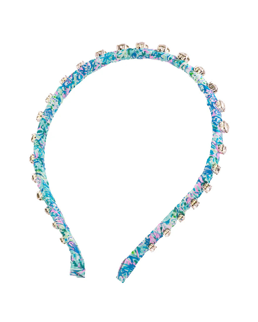 Embellished Skinny Headband | Splash of Pink - A Lilly Pulitzer Store