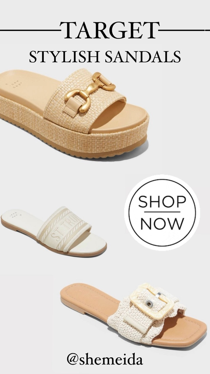 Grab a pair of Target summer slide sandals for women & go! 

#LTKmidsize #LTKtravel #LTKfindsunder50