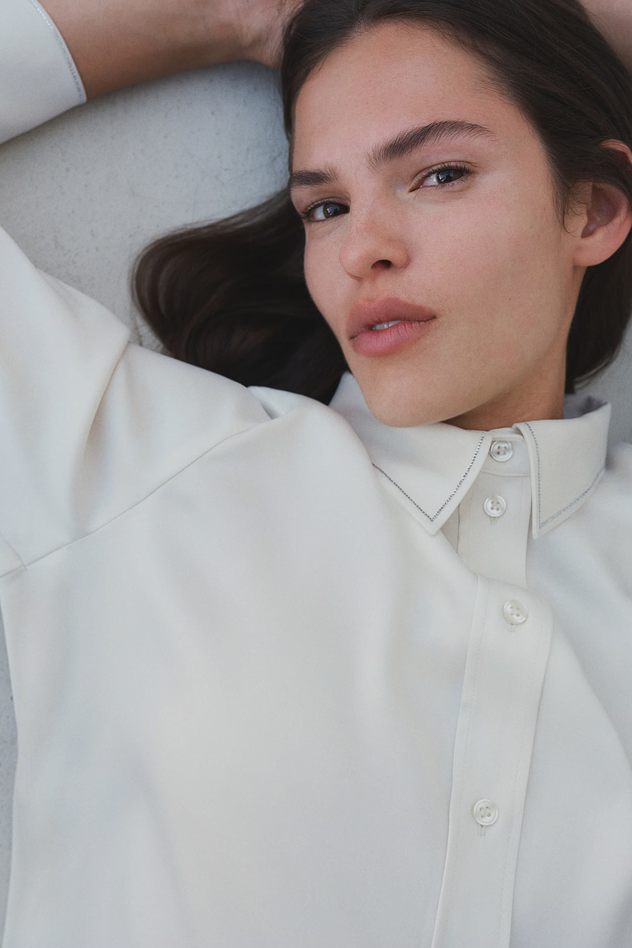 Rhinestone-Decorated Top | H&M (US + CA)